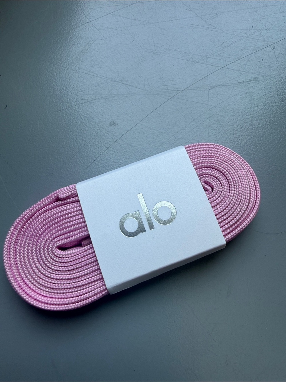 Alo Pink shoe laces